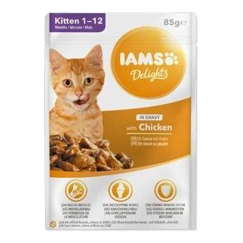 IAMS Cat Kitten kura v omáčke 85 g