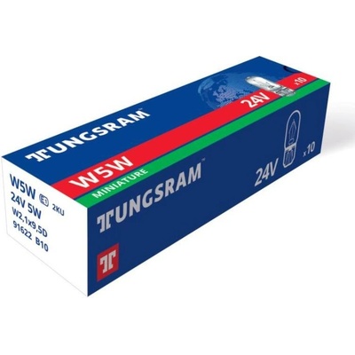 Tungsram W5W W2,1x9,5d 24V 5W
