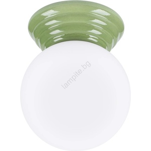 Sollux SL. 1900 - Плафон за баня ZORI 1xG9/8W/230V, Ø 12 см, IP44, зелен (SLX1581)