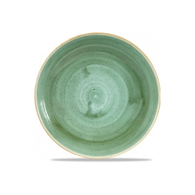 Churchill 1795 Stonecast Samphire Green 24,8 cm Mísa coupe ručně zdobená