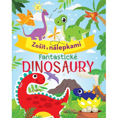 FONI BOOK Dokonči dinosaury s úžasnými nálepkami