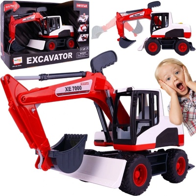 Majlo Toys Dětský bagr se světlem a zvukem X7000