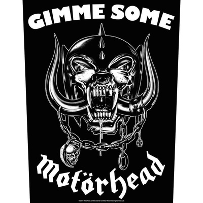 Motörhead – Gimme Some (Back Patch · sew-on) (Nášivka)