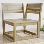 vidaXL Градински ъглов диван, 73x73x78 см, импрегниран бор (844668)