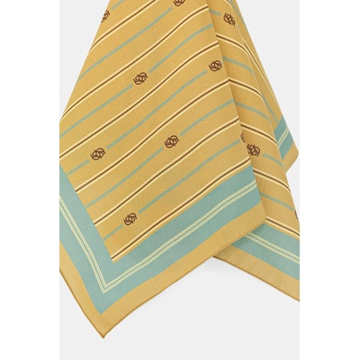 Drôle de Monsieur шал дамски от памук Rayure Monogramme (K.BA021.CO128.MS)
