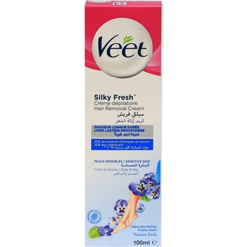 Veet Silky Fresh Депилиращ крем 100мл - Чувствителна кожа (3014)