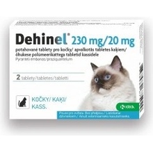 Dehinel pro kočky 230mg / 20mg 2 tbl