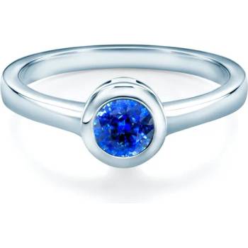 Image 1 of SAVICKI Годежен пръстен savicki: бяло злато, син сапфир