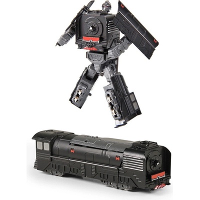 Rappa Kovová lokomotiva rozložitelný robot černá