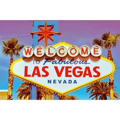 Dimex MS-5-2955 Vliesová fototapeta Vítejte v Las Vegas rozměry 375 x 250 cm