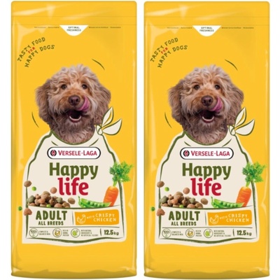Versele-Laga Happy Life Adult s kuracím mäsom 2 x 12,5 kg