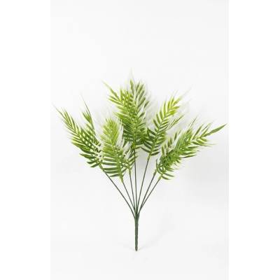lacne-dekoracie.sk Zelené papradie s bielymi koncami 40cm 51108B
