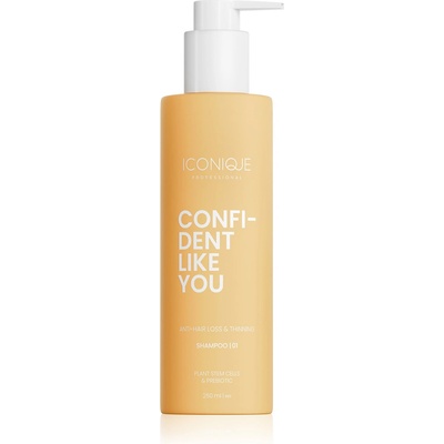 ICONIQUE Professional CONFIDENT LIKE YOU AntiHair Loss & Thinning šampón proti vypadávaniu vlasov 250 ml