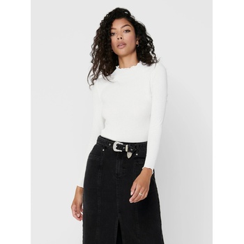 ONLY Кремава основна тениска ONLY Emma ONLY | Byal | ЖЕНИ | L