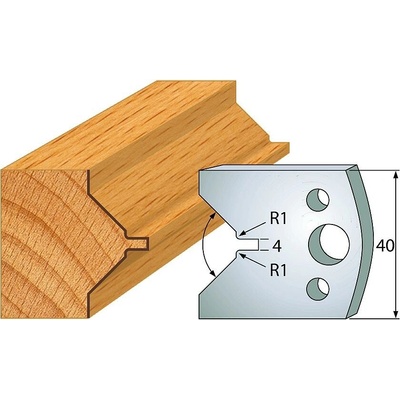 IGM Professional IGM Profil 072 - pár nožov 40x4mm SP F026-072