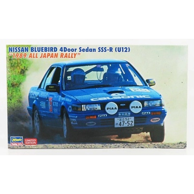 HASEGAWA NISSAN DATSUN BLUEBIRD SEDAN SSS-R U12 TEAM CALSONIC RALLY JAPAN 1989 N 25 N 23 1:24