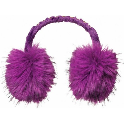 Goldbergh Fluffy Earwarmers Viola Fialová