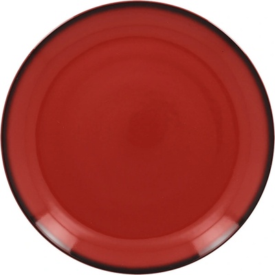 RAK Porcelain Talíř mělký kulatý 31 cm červená RAK-LENNPR31RD