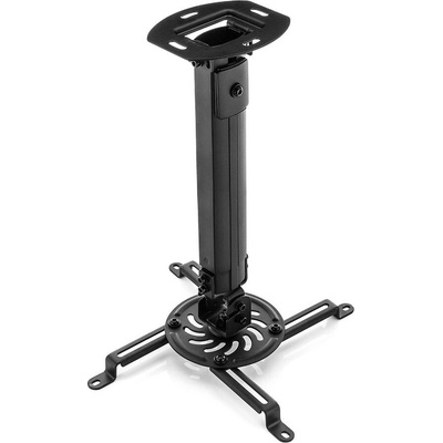 Stropní držák na větší projektor do 13,5kg, 38-58cm, černý