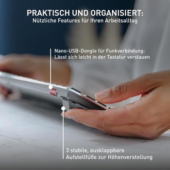 Image 1 of CHERRY KW X ULP DE (G8U-27000LTBDE-2)