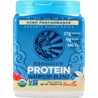 Sunwarrior Protein Warrior Blend | with Pea, Hemp & Goji Berry [375 грама] Ванилия