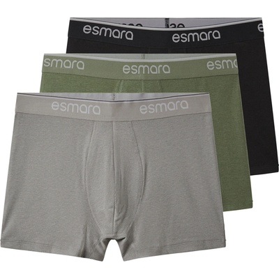 esmara Men 3 kusy černá/zelená/šedá – Zbozi.Blesk.cz