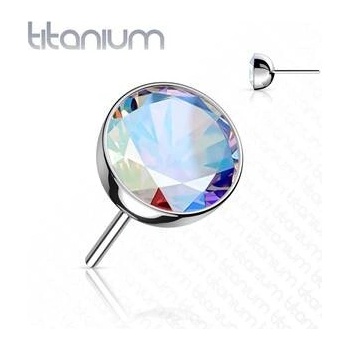Šperky4U kamínek k PUSH IN piercingu titan TIT1147AB-025