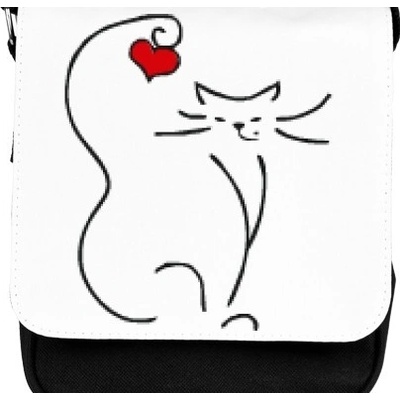 Malá brašna přes rameno Subway Love cat
