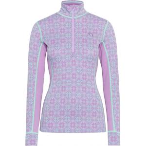 Kari Traa Дамско мериносово термобельо Kari Traa Women's Rose Half-Zip Merino base layer - Lily - размер XS (115-1317-3011)