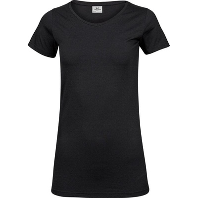 Tee Jays 455 Dámske elastické tričko čierna
