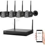 iGET Умна система за видеонаблюдение + 4 камери с 2K+ сензор, 12V, IP65, Wi-Fi, Tuya (IK0033)