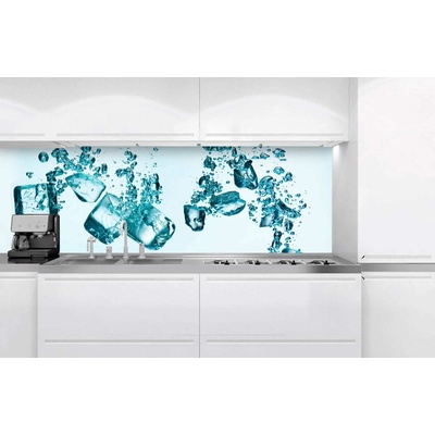 DIMEX KI180-002 Samolepící fototapeta do kuchyně Ice Cubes rozměry 180 x 60 cm