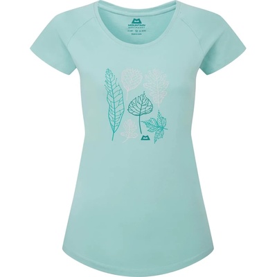Mountain Equipment Дамска тениска Mountain Equipment Women's Leaf Tee T-shirt - Aqua - размер 40 (EU) (916-5949-0214)