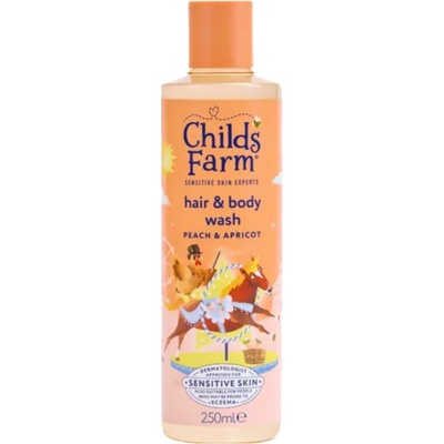 Childs Farm Hair & Body wash Umývacia emulzia Marhuľa a broskyňa 250 ml