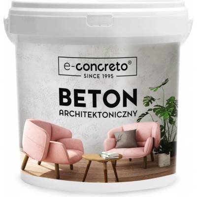 Dekorativní omítka e-concreto bílá 5 kg 7 m²