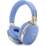 CG Mobile Guess PU Grained Triangle Gold Metal Logo ENC blue Слушалки