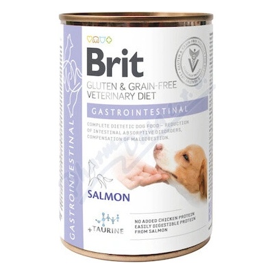 Brit Veter.Diet Gastrointest.Salmon+Taurine 400 g