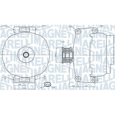 Alternátor MAGNETI MARELLI 063731840010