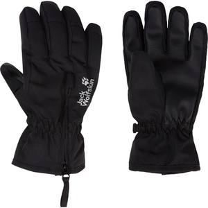 Jack Wolfskin Детски ръкавици Jack wolfskin Kid's Easy Zip Glove - Black - размер 116 (EU) (202-7569-0111)