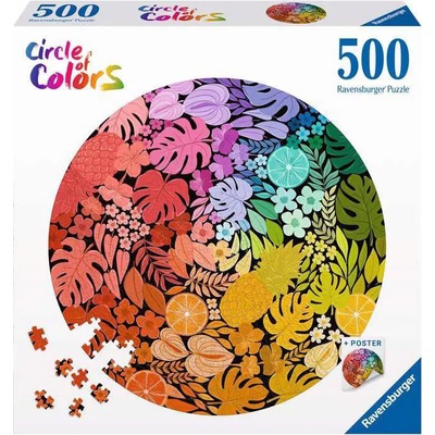 Ravensburger - Puzzle Circle of Colors: Tropical - 500 piese
