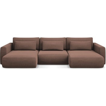 makamii Розов разтегателен ъглов диван с място за съхранение (U форма) Kapua - Makamii (KAPUA_UF_24_P1_C7)