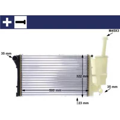 MAHLE Chladič vody MAO CR 1451 000S