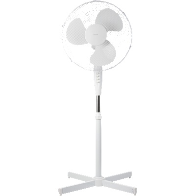 Nordic Home Culture Deltaco NORDIC HOME FT-530 410 mm, три скорости, 50 W, накланящ се, бял Вентилатор (FT-530)