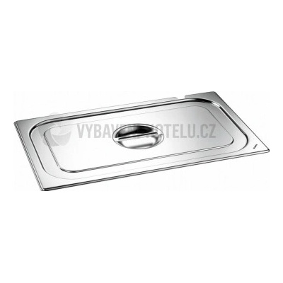 Viečko GN 1/1 nerezové plné s otvorom pre naberačku 32,5 x 53 cm 3173200