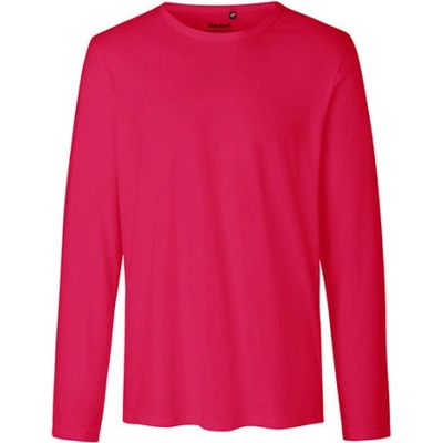 Neutral pánske tričko s dlhým rukávom NE61050 pink