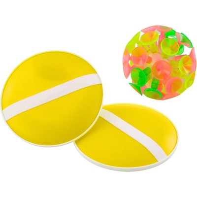 mamido Hra s míčkem s přísavkami žlutá