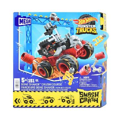 Mega Hot Wheels MT Bone Shaker Crush Course - Multi