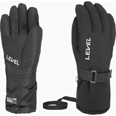 Level Детски скиорски ръкавици Level Junior black