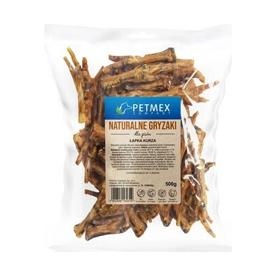 PETMEX kuracia labka prírodné hryzadlo pre psov 2 x 500 g