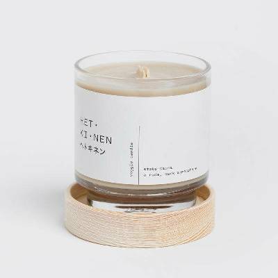 Hetkinen Sójová svíčka Smoked sauna Kouřová sauna palo santo